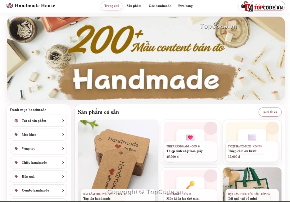 Handmade,code de hieu           va de hiểu nhất,code java de hieu           va de hiểu nhất